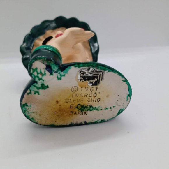Vintage MINI Lady head Vase INARCO collectible - Picture 6 of 7